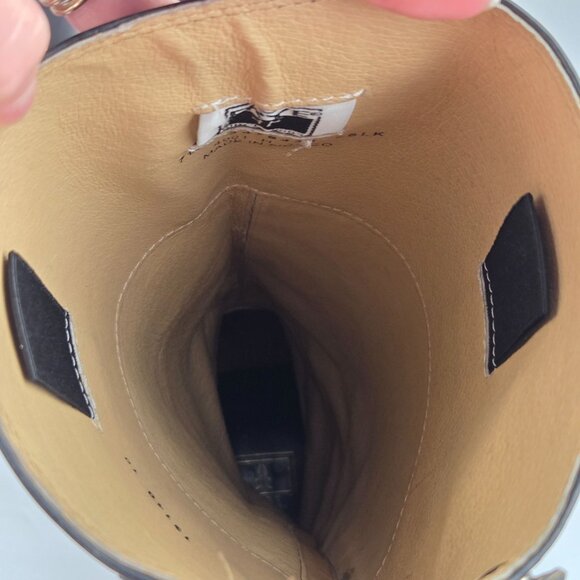 Frye Melissa Button Back Black Leather Riding Boots Size 7.5 B - Picture 13 of 16